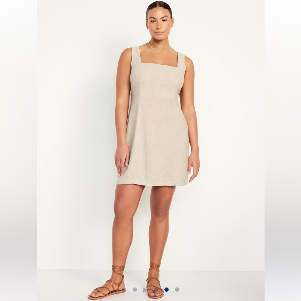 Old Navy Linen-Blend Dress